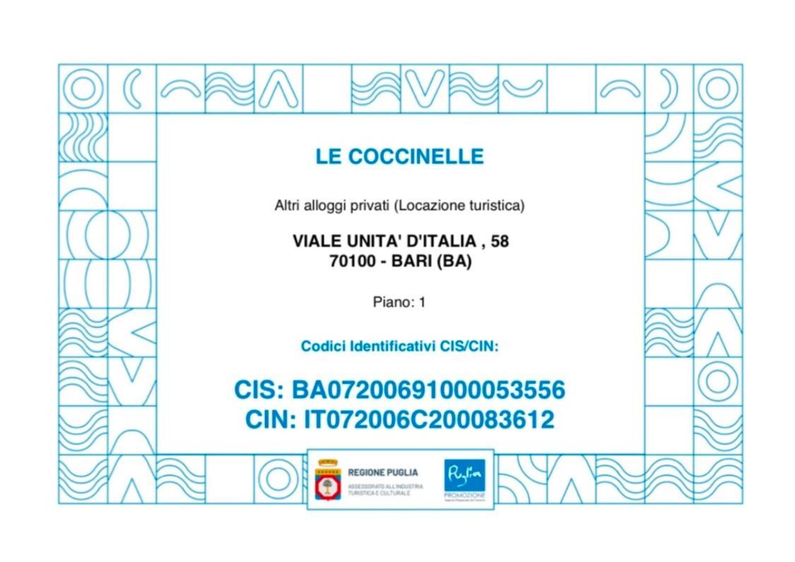 B&B Le Coccinelle Bari Extérieur photo